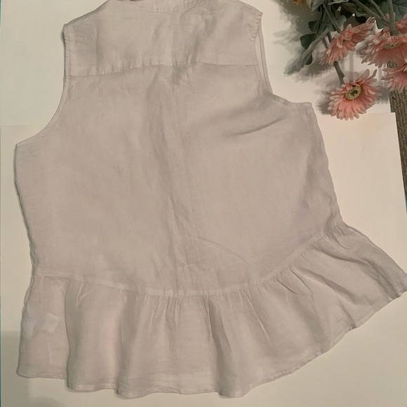 🌺Linen Top XL - Picture 3 of 5